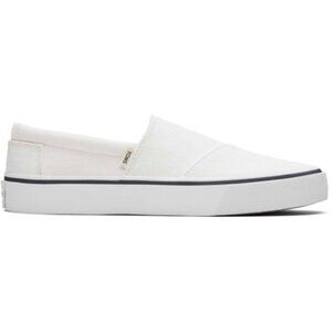 Toms White Slip-On Sneakers